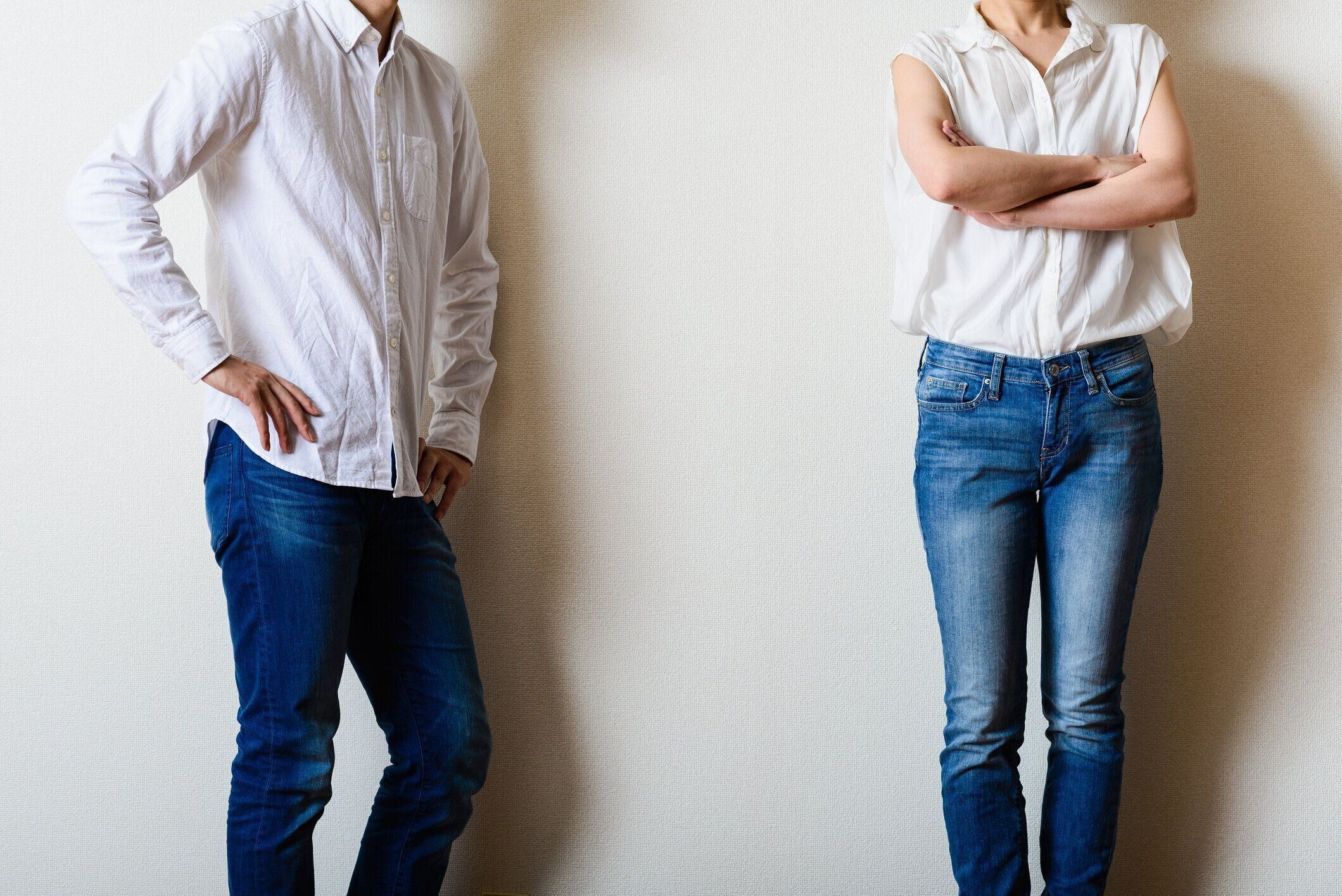 男と女の戦いを持っています。