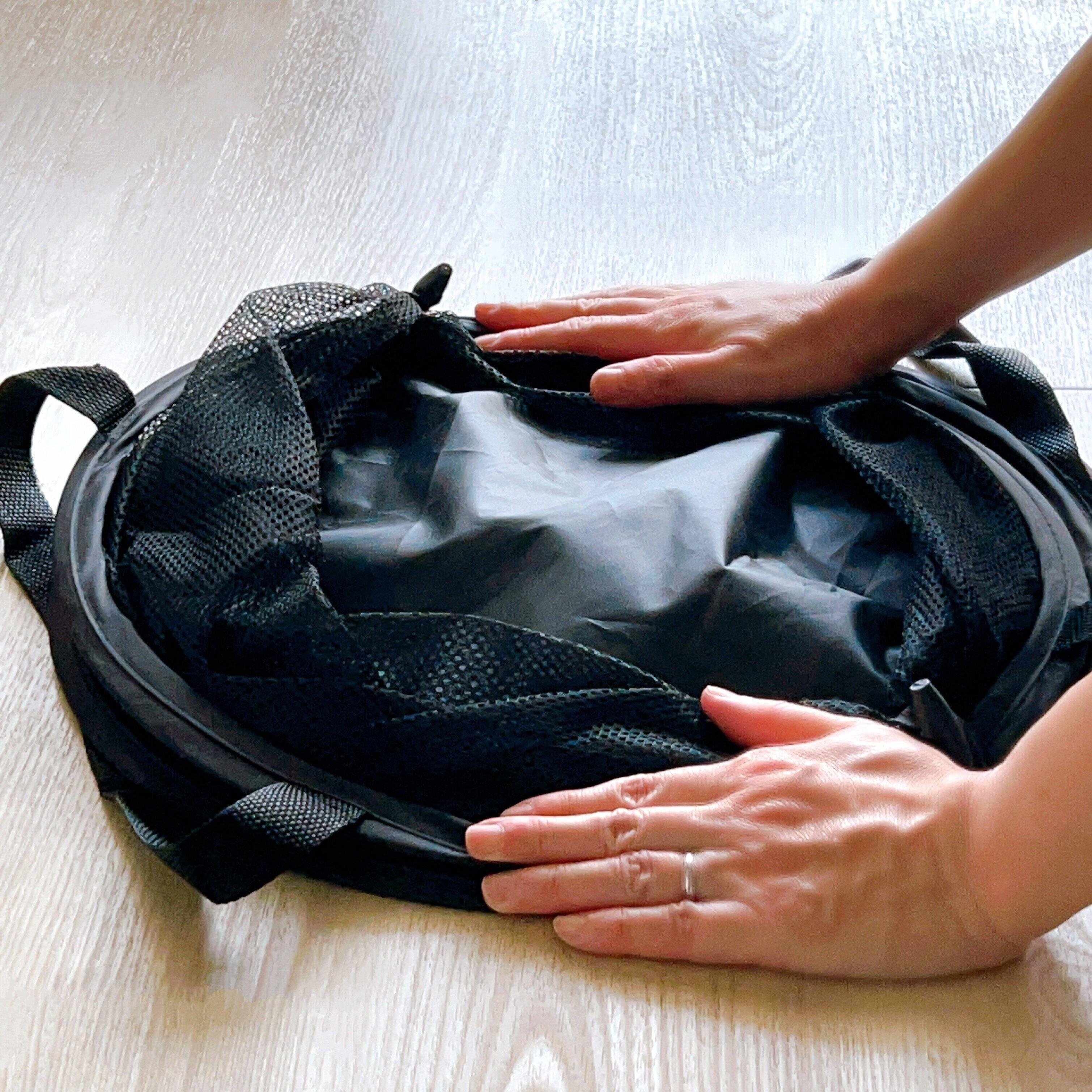 簡単に折りたためる