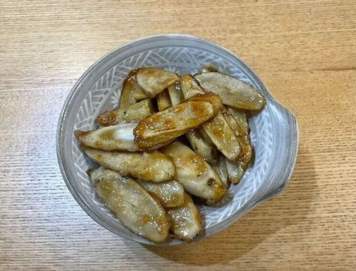 ごぼうの甘辛炒め