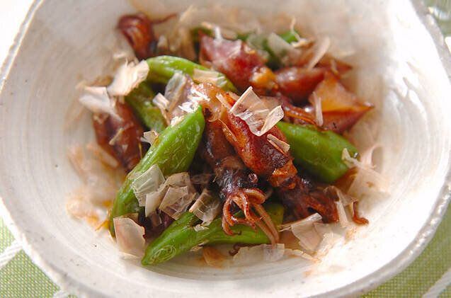 ホタルイカのバターじょうゆ炒め