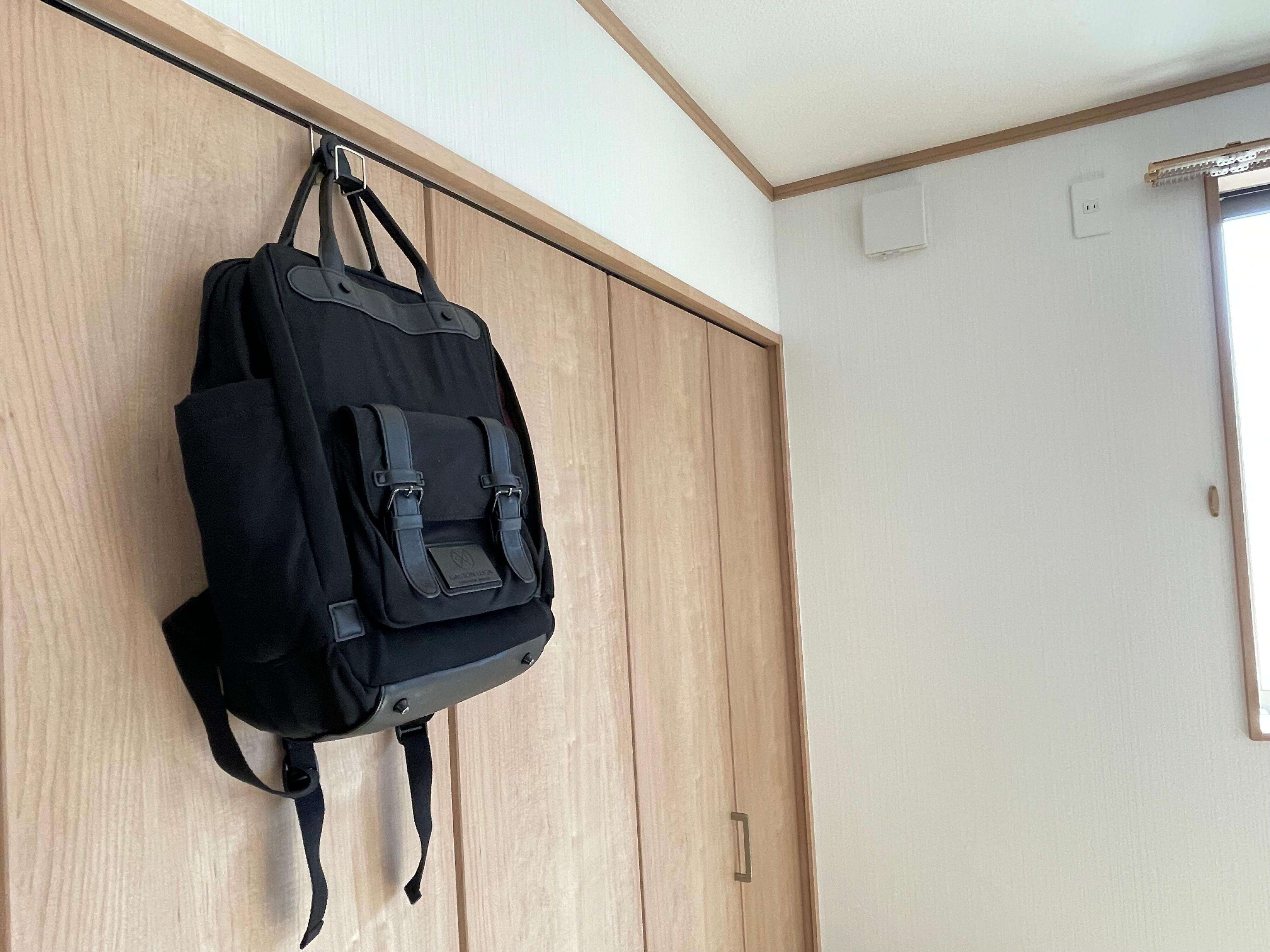 1．キャリーケースで行くのをやめた