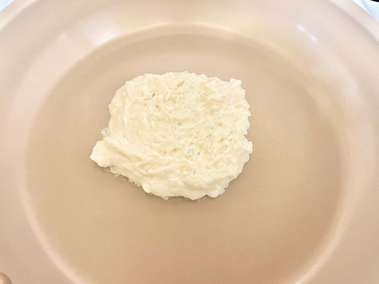 パンケーキを焼く