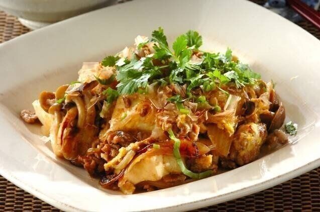 絹ごし豆腐の チャンプルー～節約にも◎