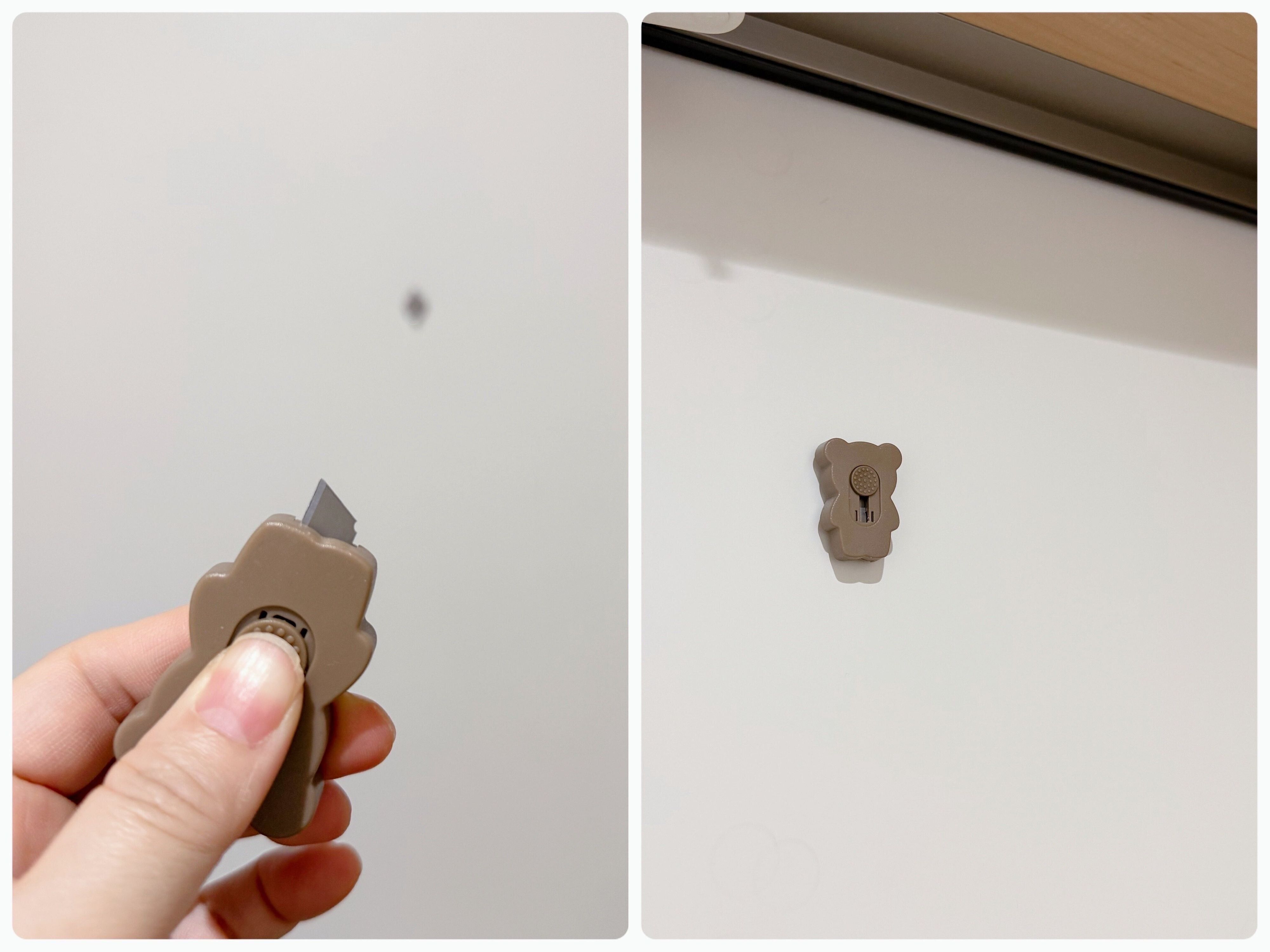 1．マグネット付ミニカッター（クマ）