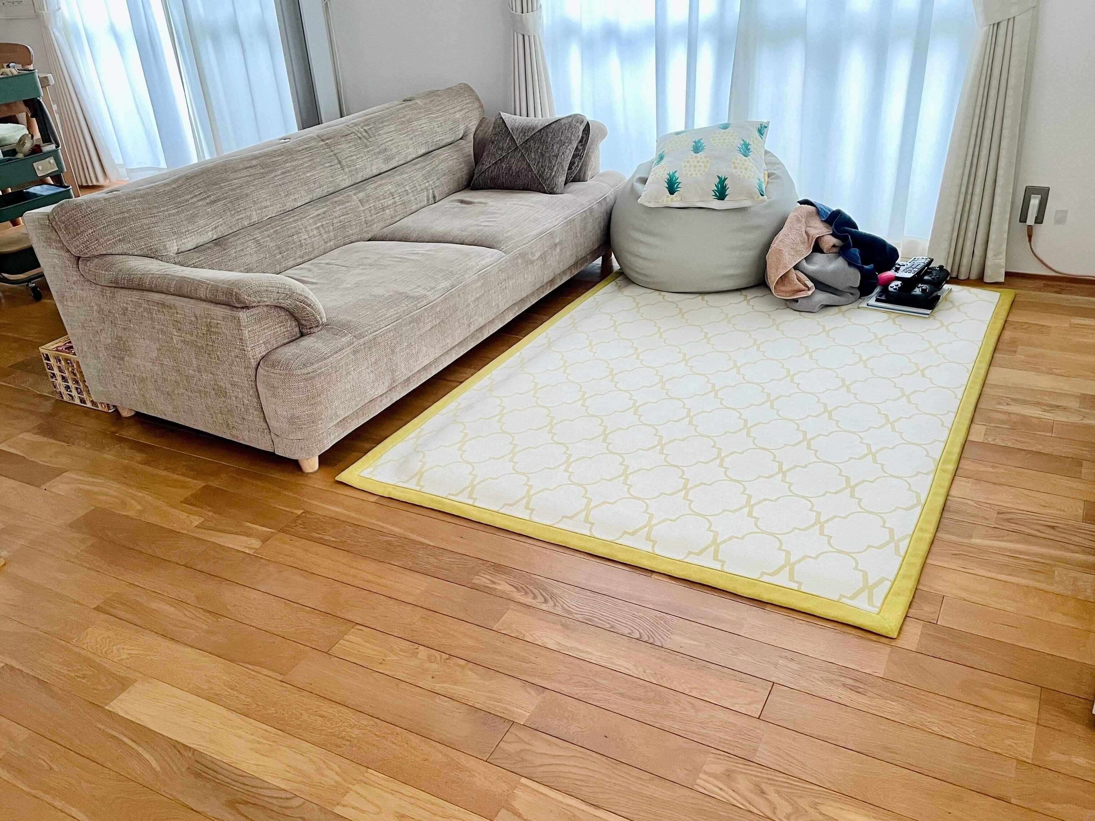 大きな平面にものを置かない