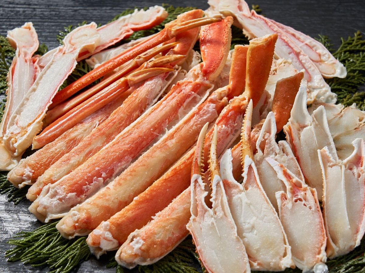 ゆでたカニのコレクション