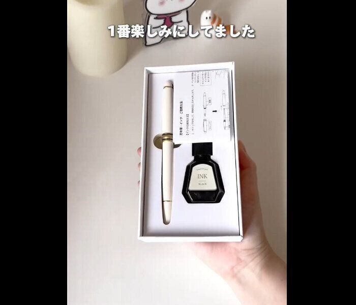 【3COINS】1番楽しみにしてた！万年筆＆インクセット