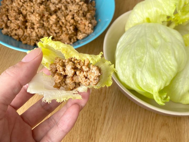 タコミートとレタスでつくったおつまみ