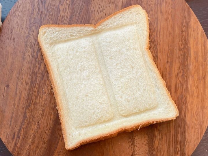 ぎゅっと押すだけでパックサンドができる!