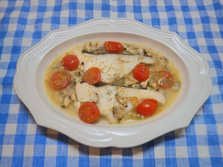 タラとあさりのアクアパッツァ