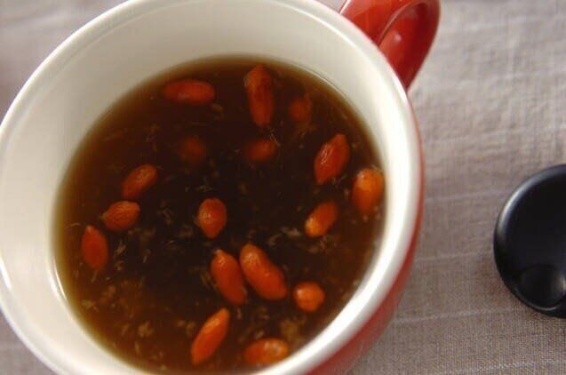 ショウガの温スープ