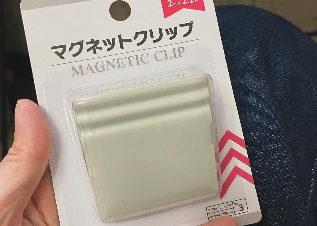 【ダイソー】マグネットクリップは強力タイプがオススメ