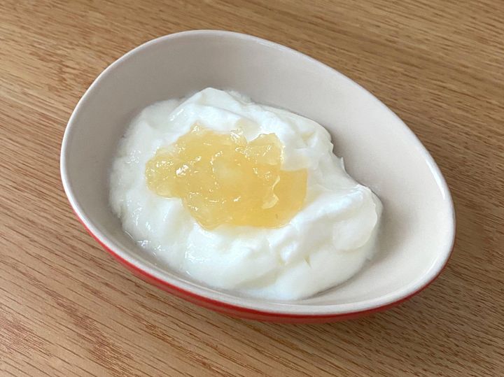 グリーンアップルジュレ グラニースミスと合わせたヨーグルト