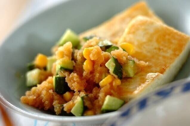 超万能豆腐のステーキ ふわふわ 大根おろしポン酢だれ