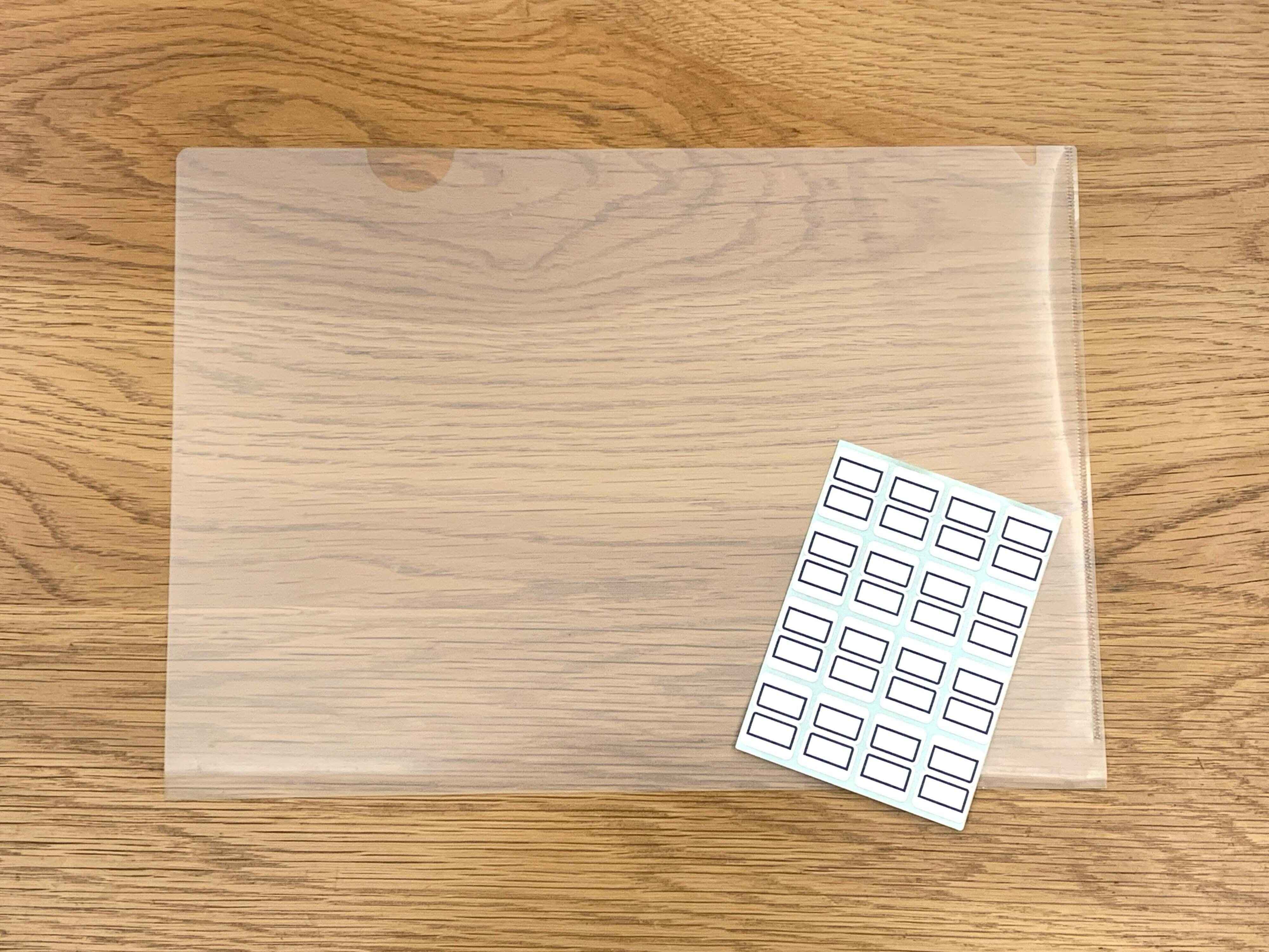 クリアファイル＆インデックスシール