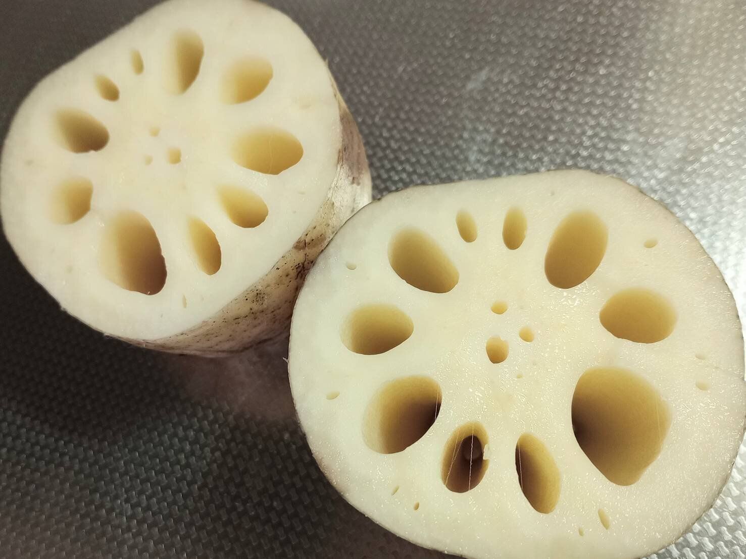 れんこんの断面