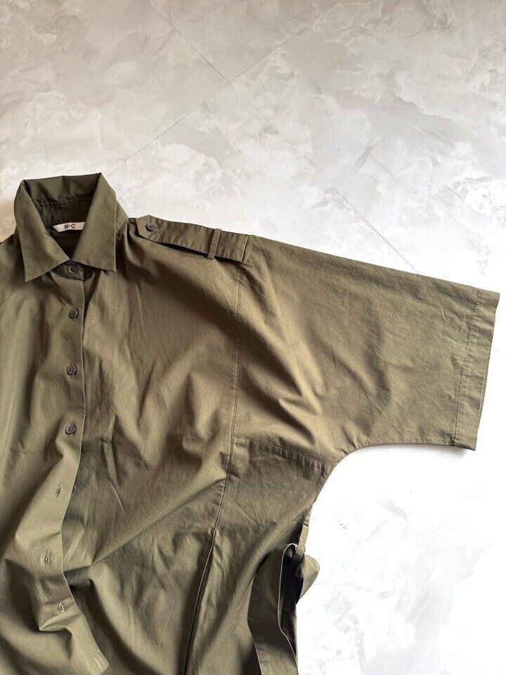 UNIQLO:C コットンオーバーサイズシャツワンピース