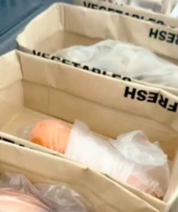 野菜室の整理整頓に！「食品用 ガゼットバッグ」