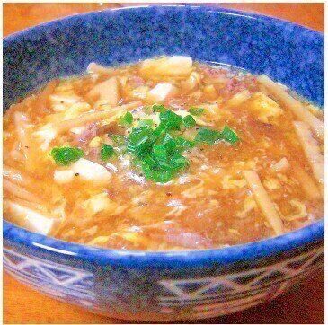 お子様にも♪　辛くない本格中華サンラータンスープ