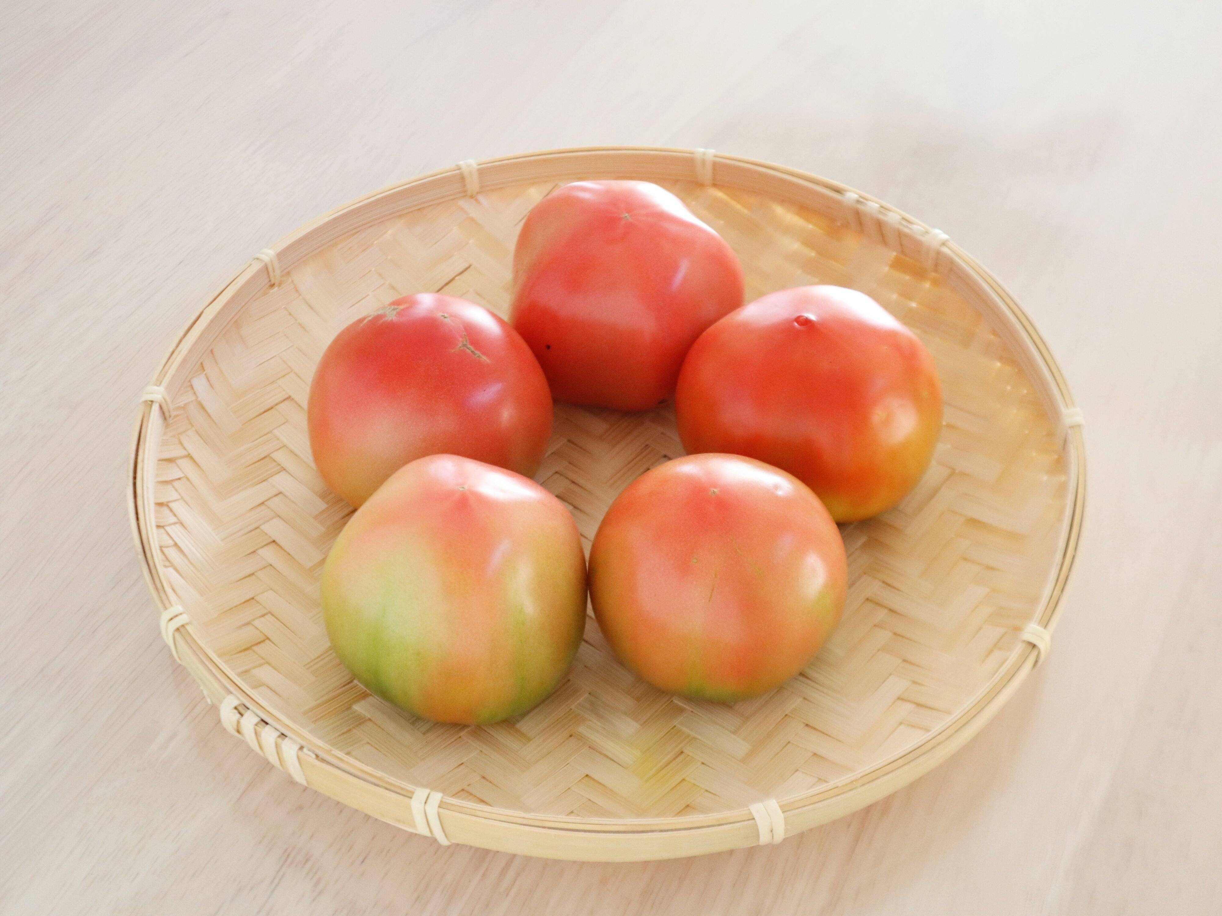 青いトマトの保存（追熟）方法２