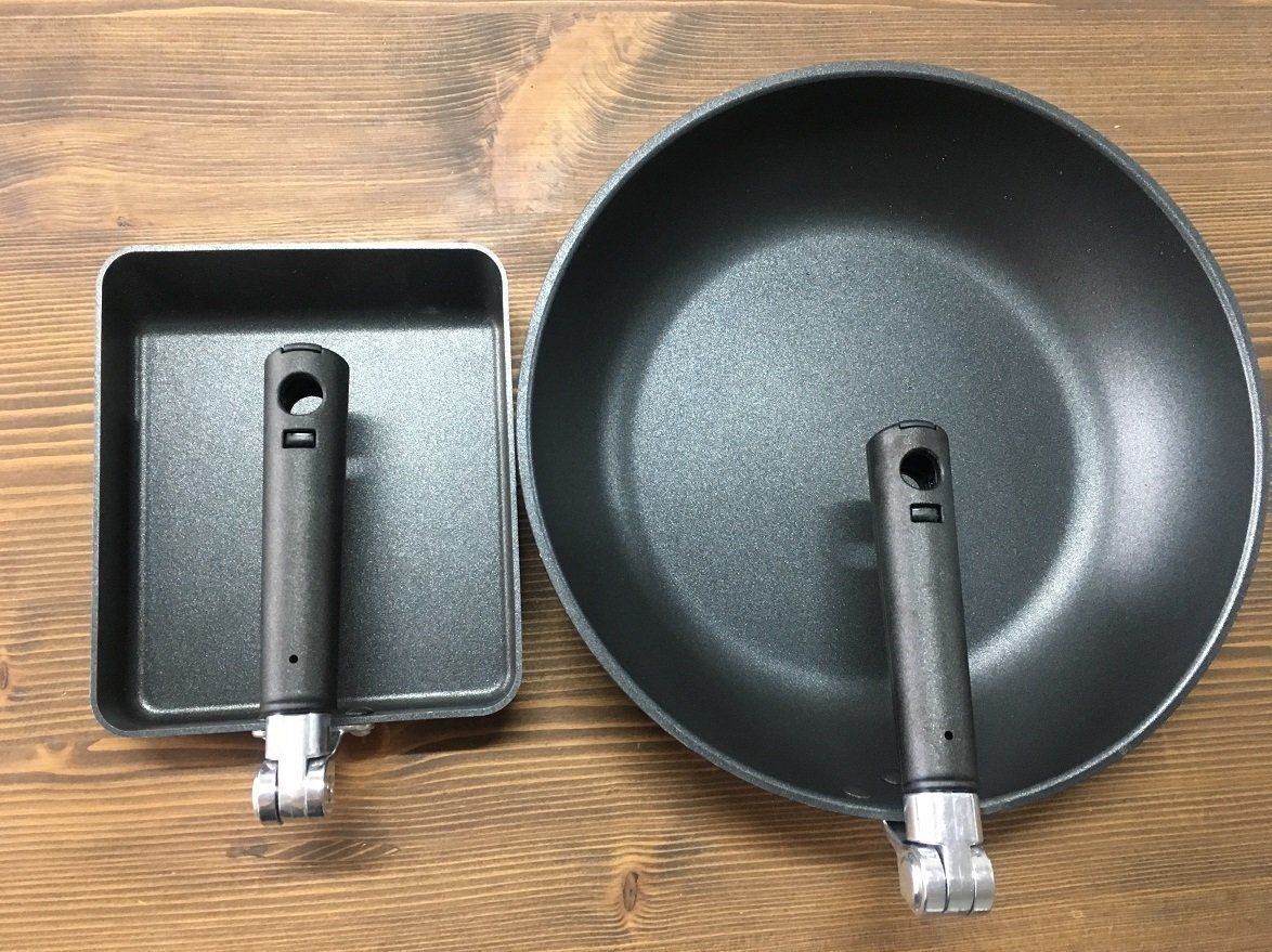 取手がたためる ニトリのフライパンが使いやすい サンキュ