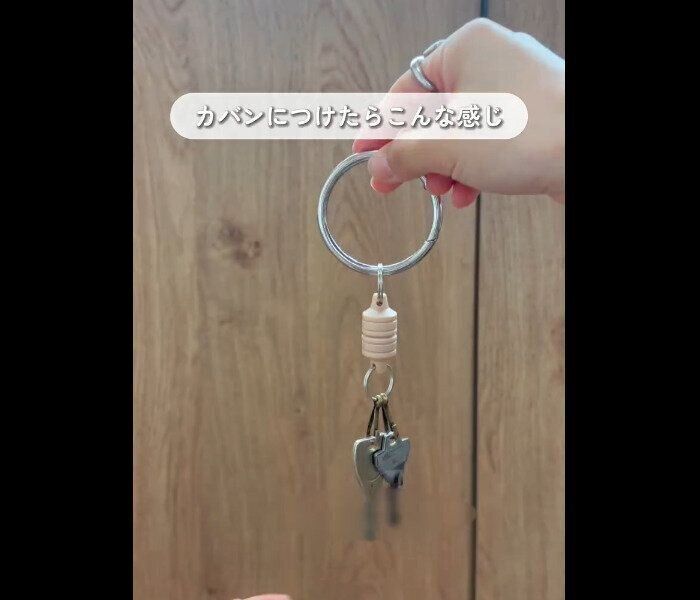 【セリア】カギ迷子、卒業！マグネットリリーサー