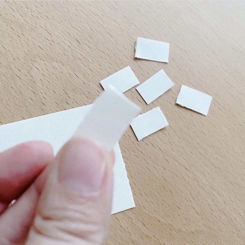 洗濯タグ用シール