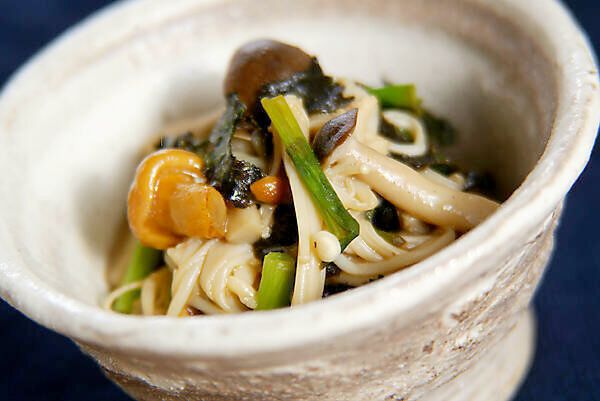 キノコの海苔和え