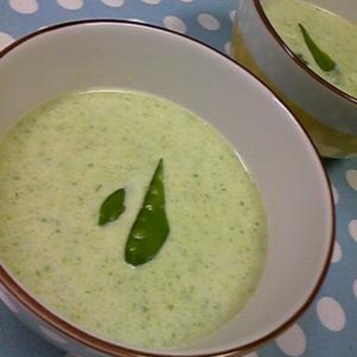 絹さやのポタージュ☆春限定 レシピ・作り方
