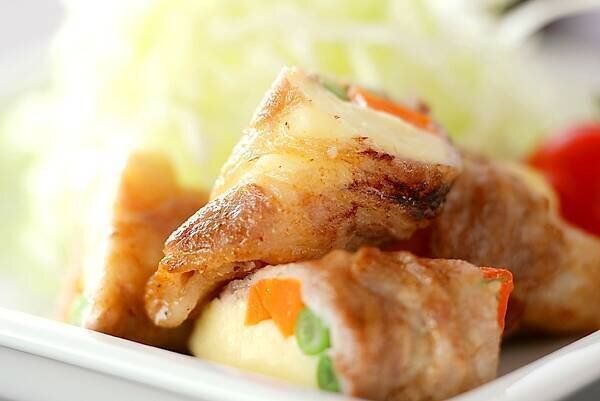 豚肉のロール焼き