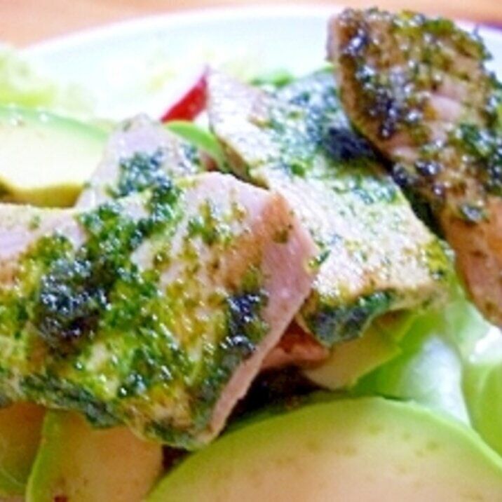 お刺身も翌日は・・ジェノベーゼ焼き