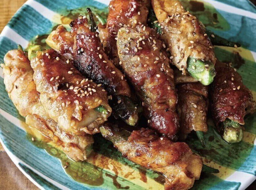 べんとうにもリピ確実！「エリンギとオクラの豚巻きカレーしょうゆ味」レシピ