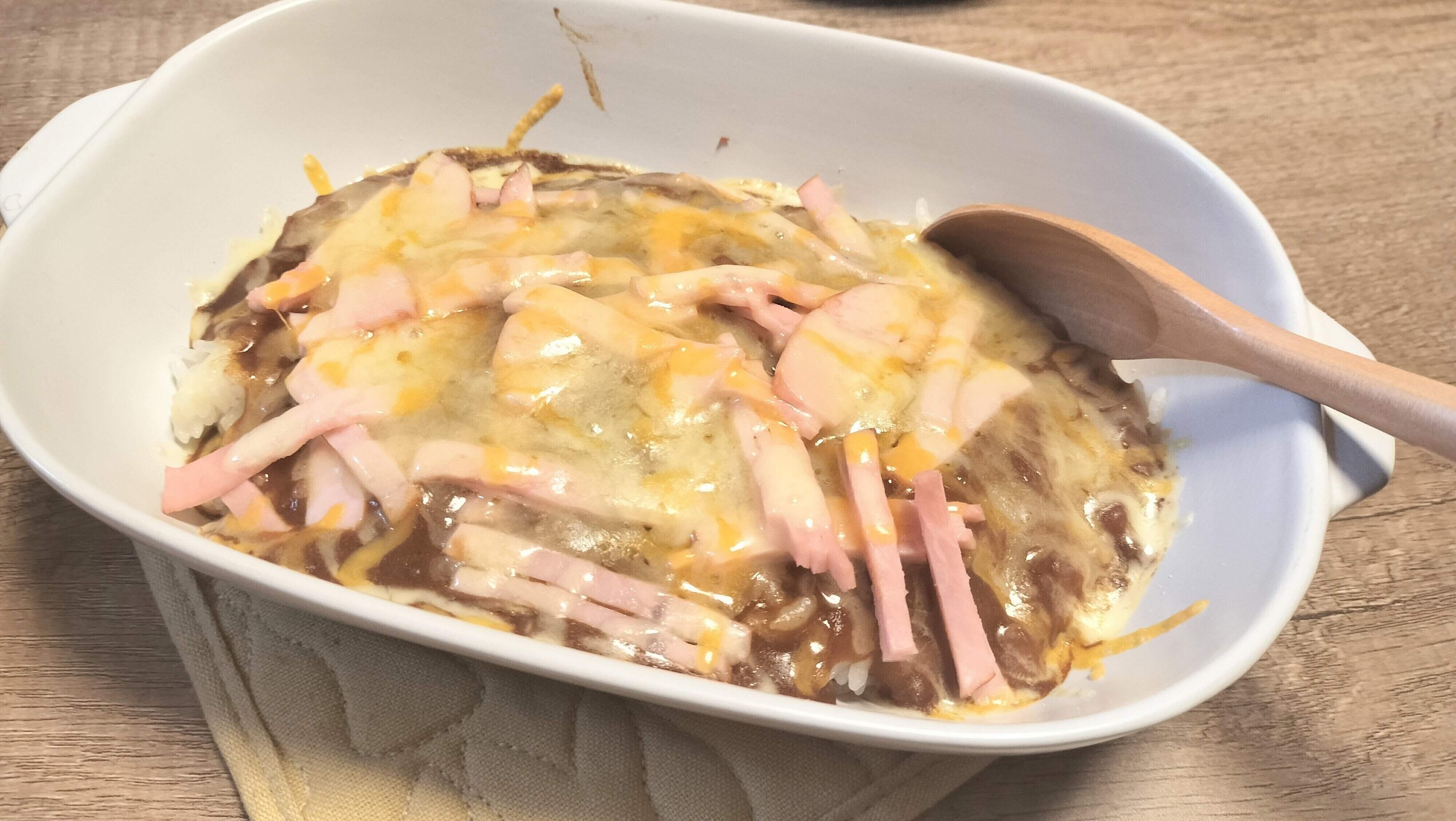 ハムとチーズのカレードリア