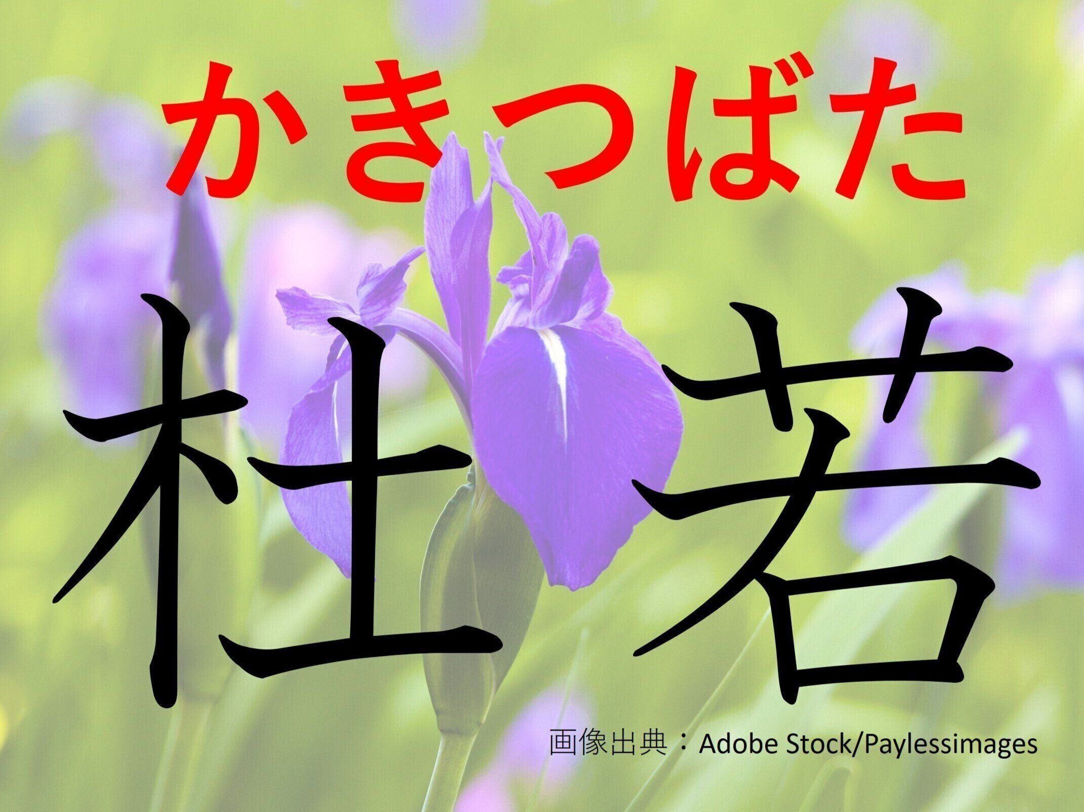 きれいだけど見分けるの大変！難読漢字「杜若」はなんて読む？