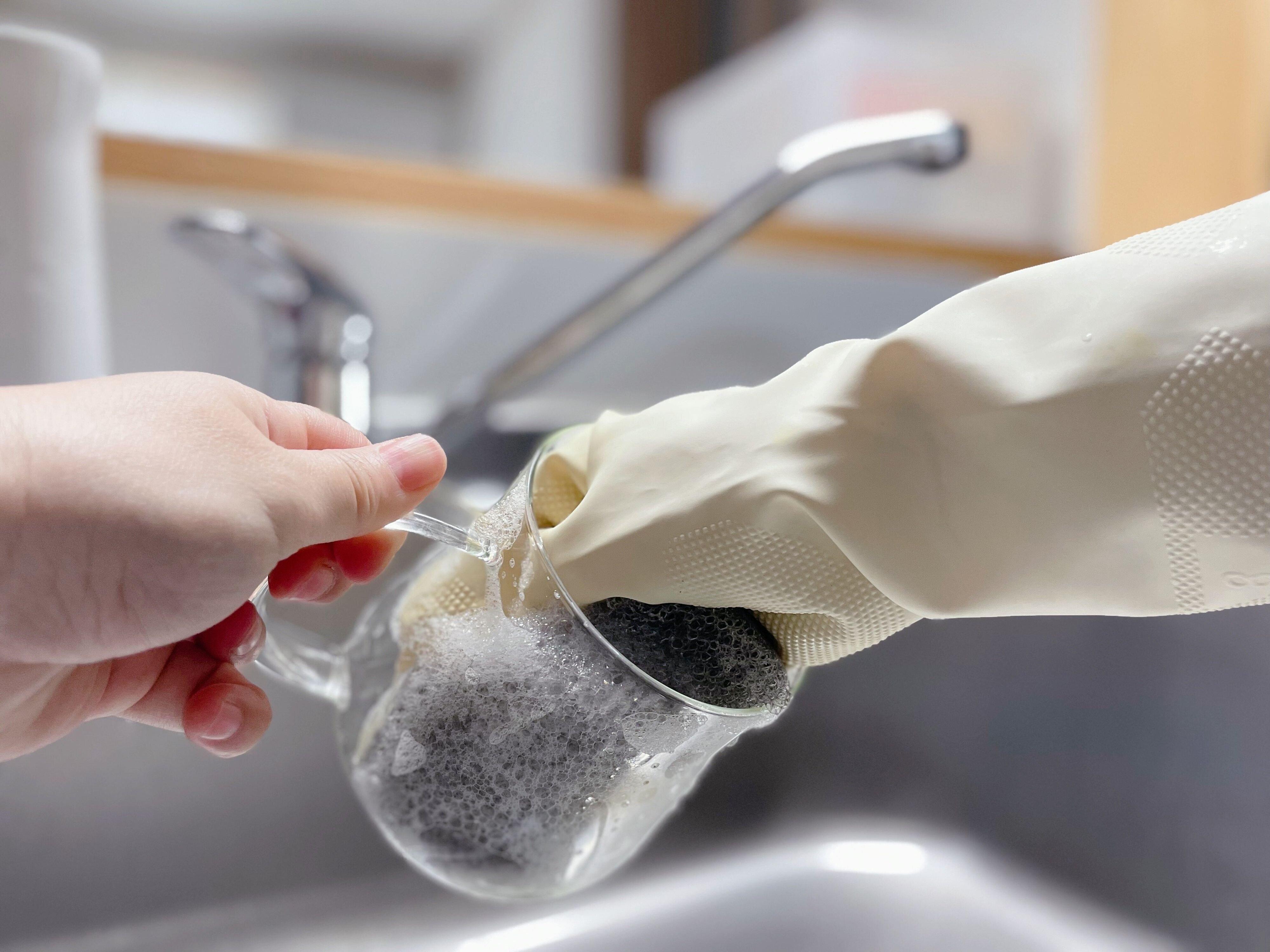 広口で洗いやすいから