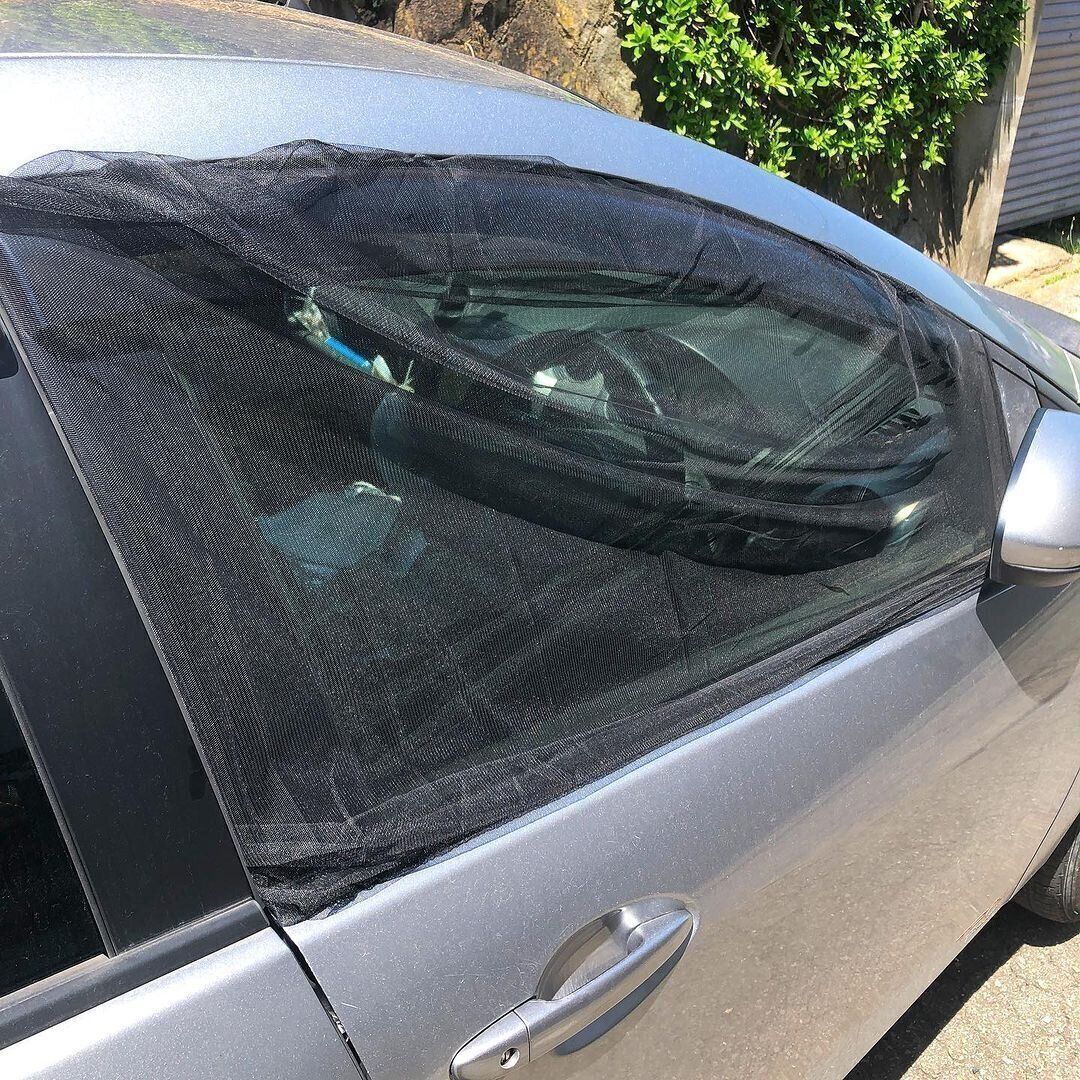 セリアの「車用ドアネット フロント用」