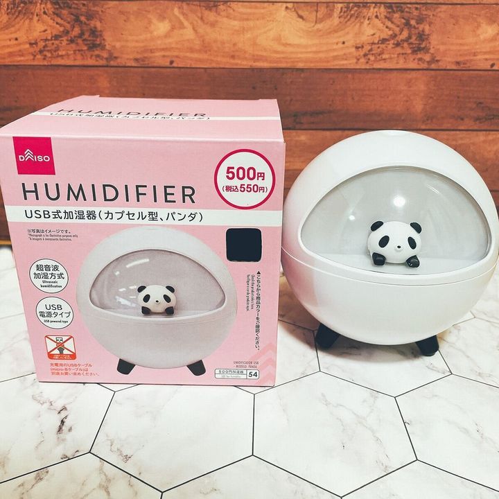 USB式加湿器(カプセル型、パンダ)