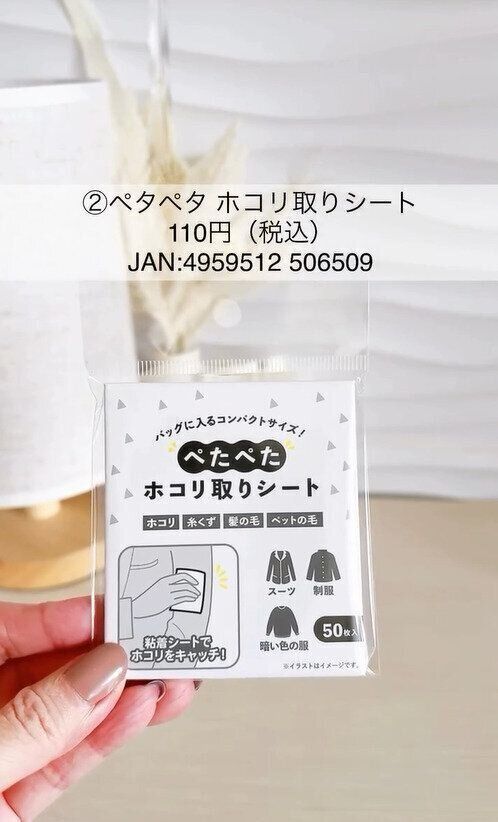 〇〇でも大人気だった！「ペタペタホコリ取りシート」