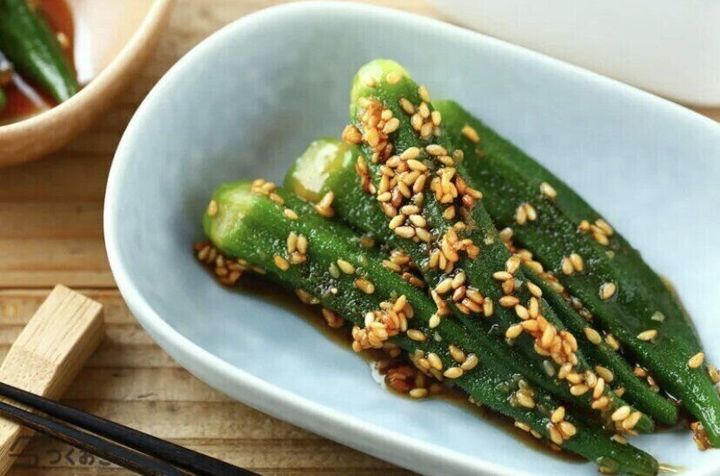 オクラのラー油和え