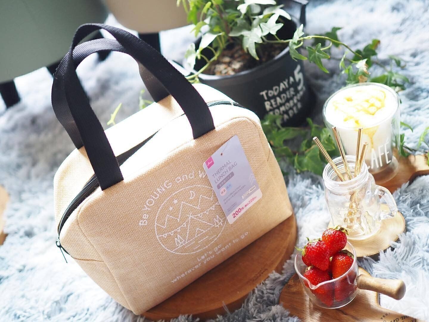 【ダイソー】暑い時期のお弁当に！「保冷保温お弁当バッグ」