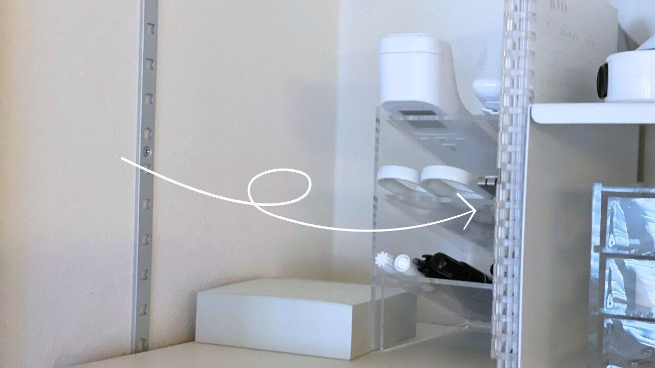 ノートを収納したところ