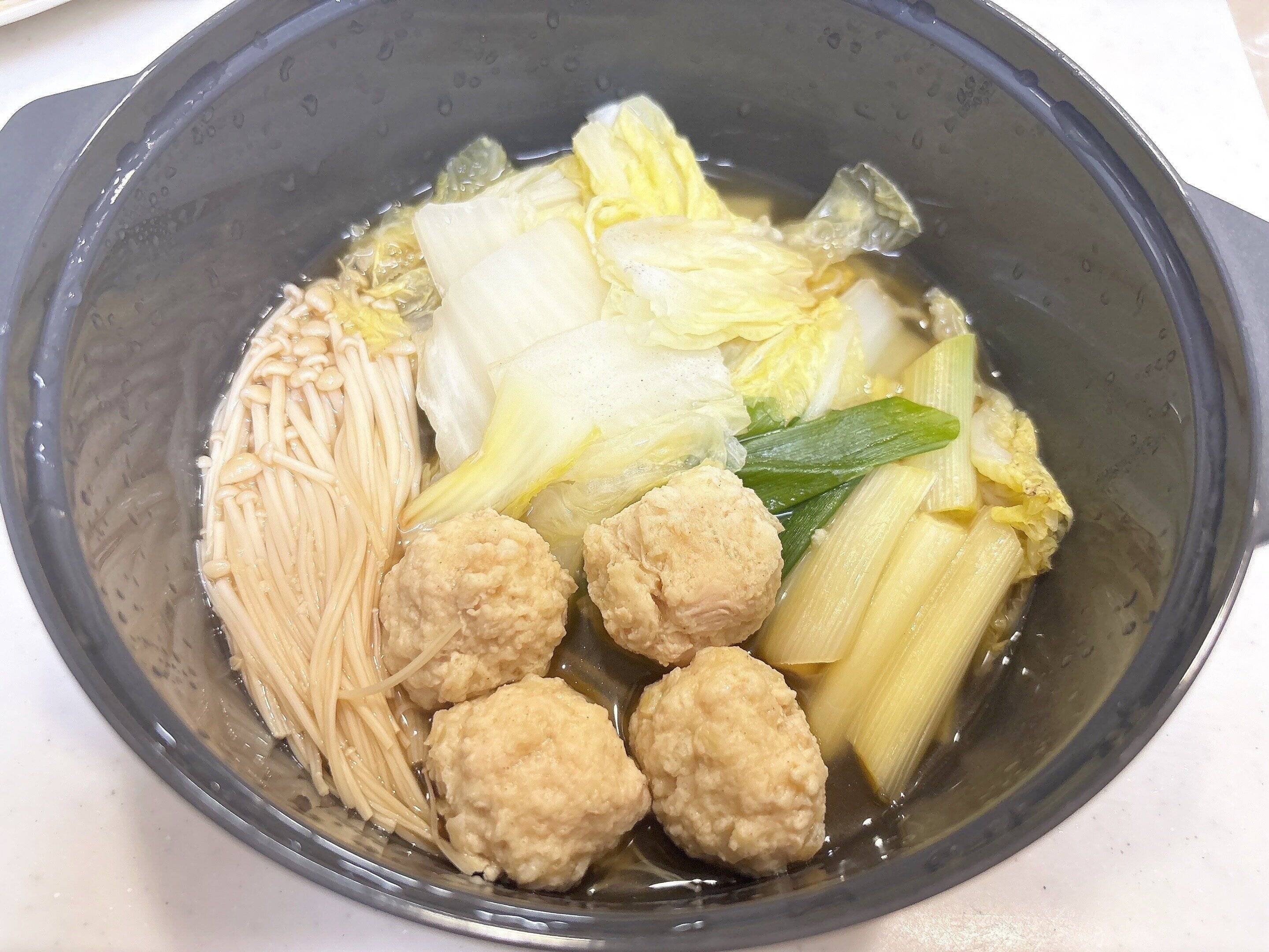 ダイソーレンジ鍋