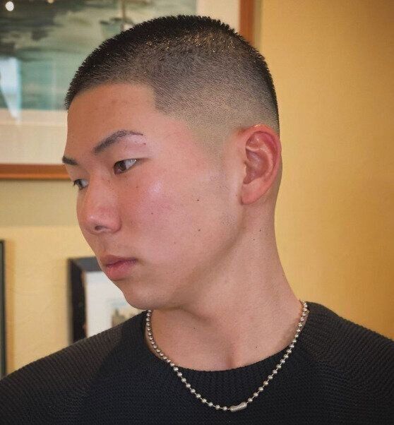 シンプルだからこそクール！ボウズフェード