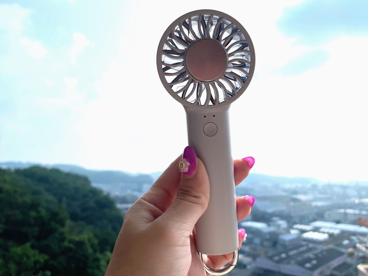 3COINS ペルチェ付き2重構造ハンディファン