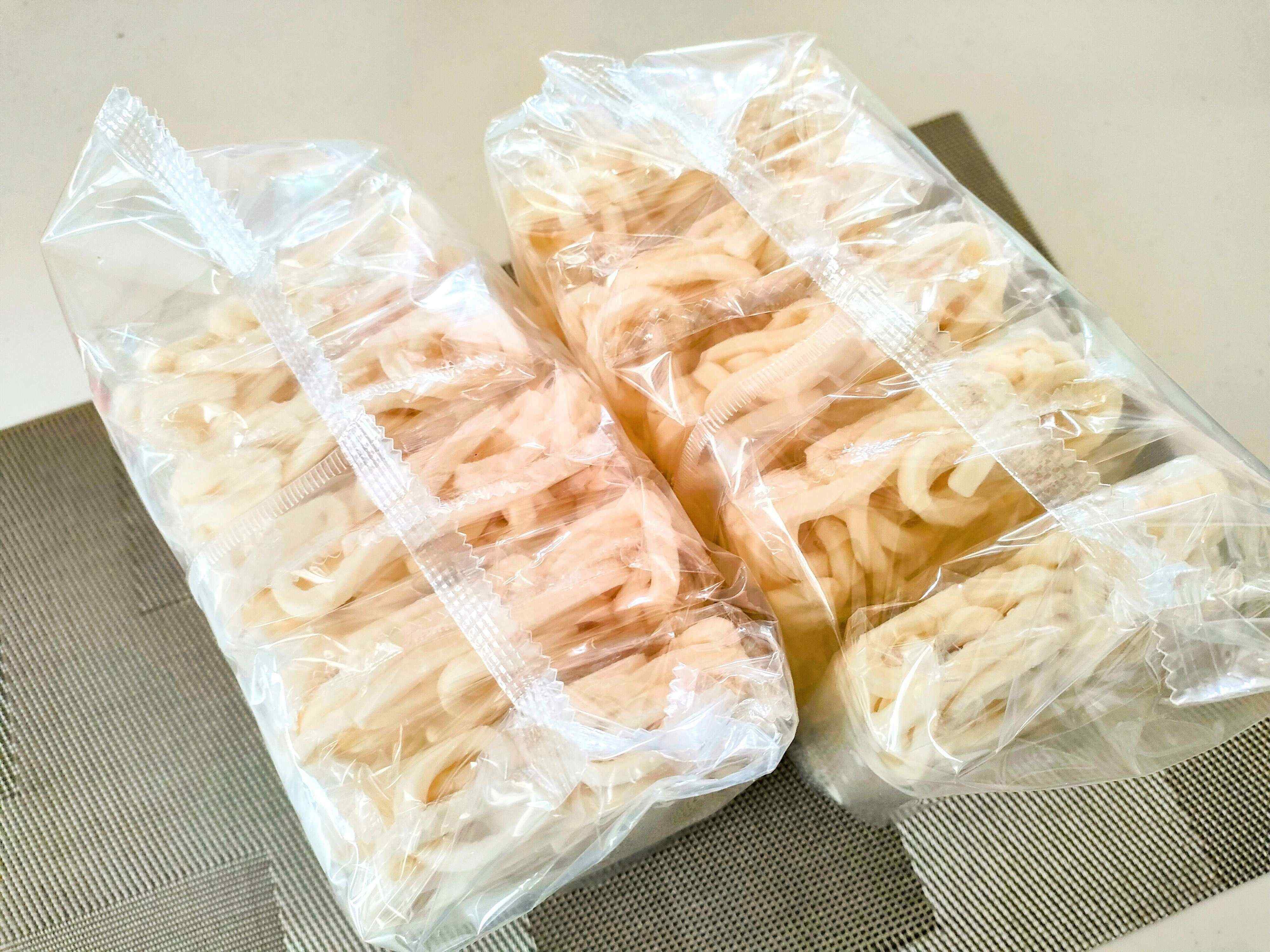 10食入りの冷凍うどん