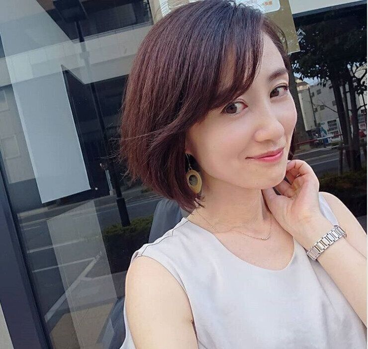 40代女性に似合う髪形　ボブヘア