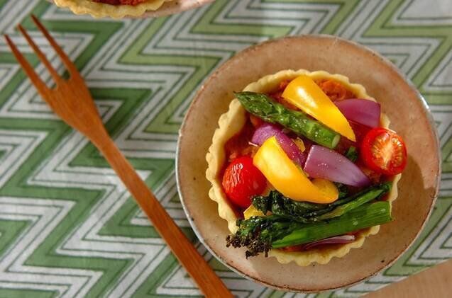 春野菜のタルト