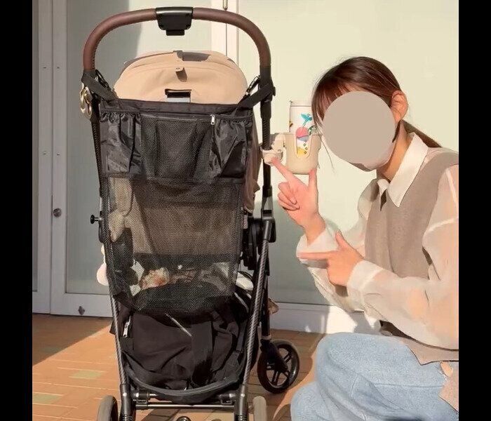 【ダイソー】リアル愛用品！ベビーカー用収納バック