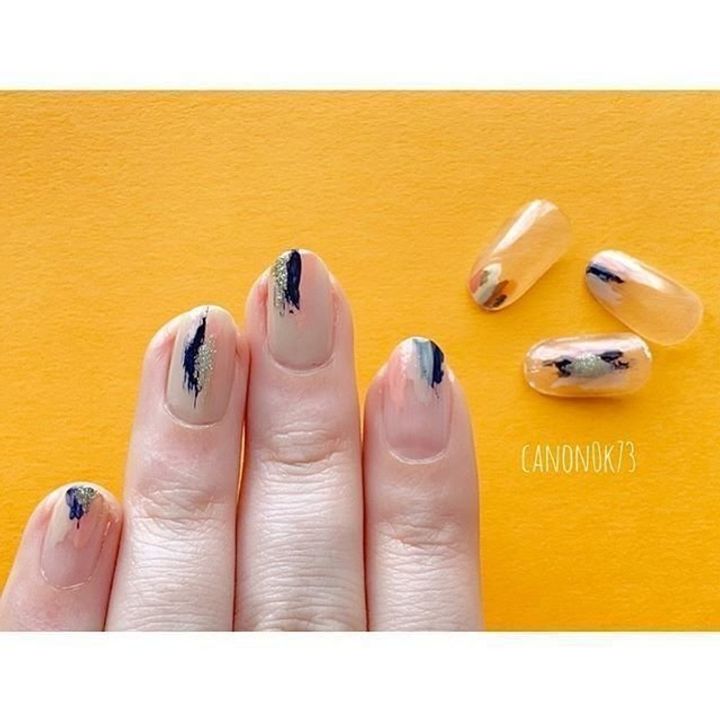 100均ネイルでつくる 40代にもしっくり似合う秋ネイル サンキュ 100均ネイルでつくる 40代にもしっくり似合う秋ネイル サンキュ