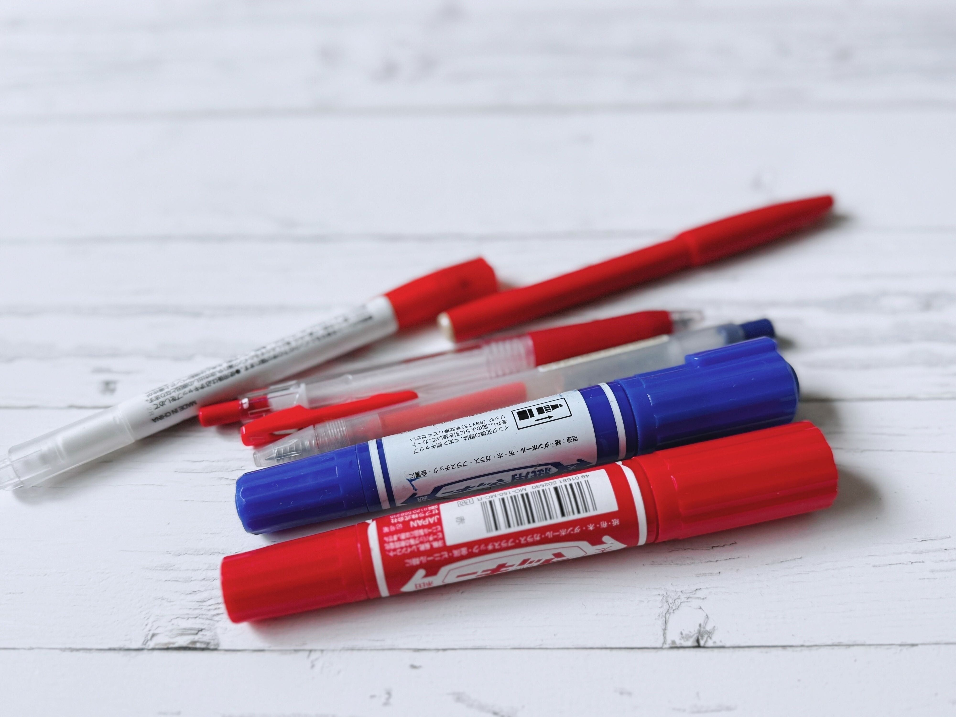 1．インク切れのペン